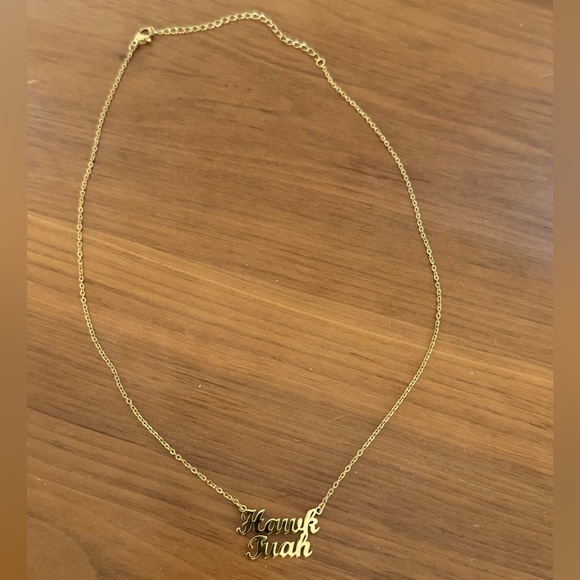 HAWK TUAH 16” women’s necklace gold plated - Picture 3 of 5